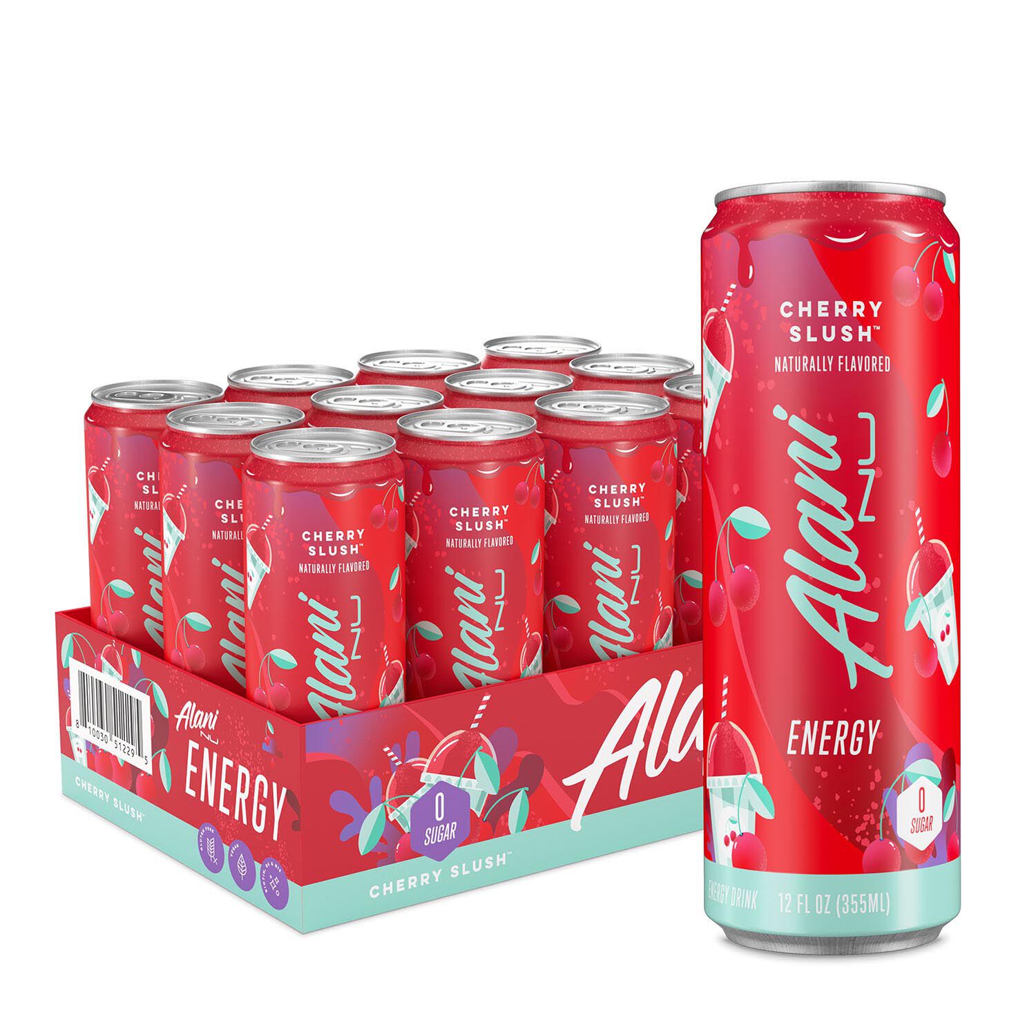 Alani Nu Energy Drinks Cherry Slush 12 Pack GNC new-arizona-green-tea-energy-our-review-sporked